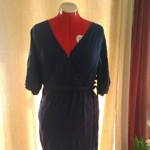 Navy blue maxi dress